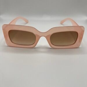 Peachy pink and brown sunglasses